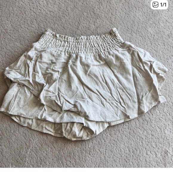 Lot of 5 Women's Skirts - Floral, Blue Scroll, Pink Ruffle, Tropical, Cream - Picture 6 of 6